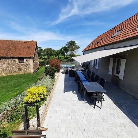 펜션 Ancienne Longere Renovee Avec Piscine Privative Et Animaux Admis - Fr-1-489-201 Echassieres